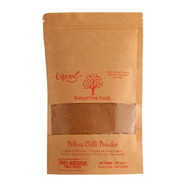 BanyanTree Foods Kashmiri Yellow Chilli Powder (Hot) 200g ~ All Natural, Indian Origin