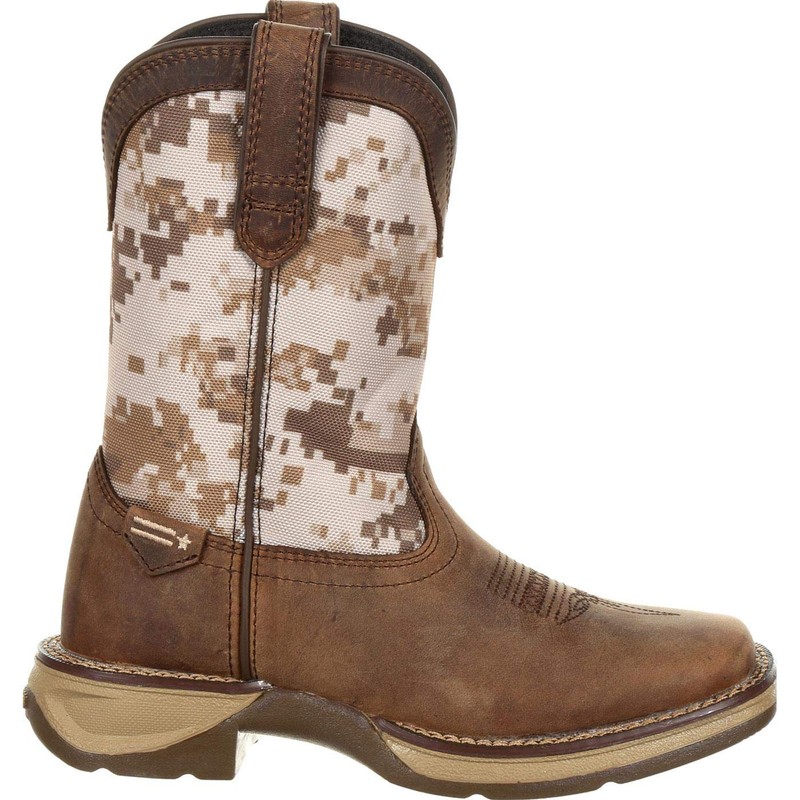 Lil' Durango Little Kids Desert Camo Western Boot Size 1(M)