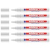 Edding Set of 6 Paint Pens 750 Round White 2-4mm