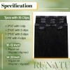 RUNATURE Extensiones de Cabello Humano con Clip 10 Pulgadas 80g