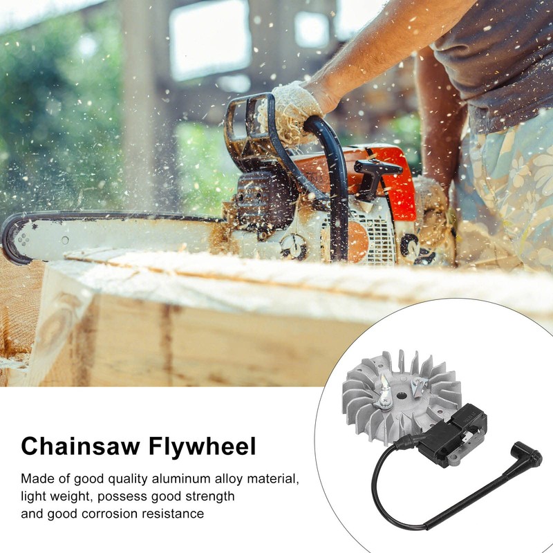 Fyearfly Chainsaw Ignition Flywheel, Ignition Wire Flywheel Connection Line OEM: