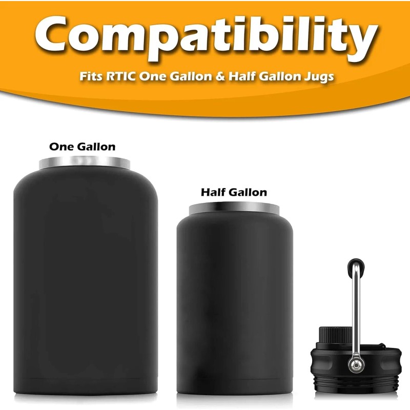 Jmoe USA Upgraded Jug Lid for RTIC Half Gallon and
