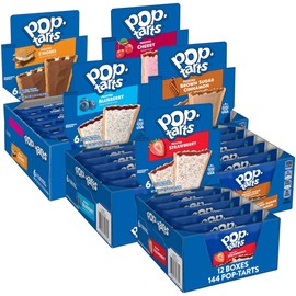 Pop-Tarts Toaster Pastries, Breakfast Foods, Kids Snacks, Variety Pack (144 Pop-Tarts)