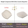 Leship Ceramic Briquettes Replacement for Turbo, Nexgrill Gas Grills, Gas