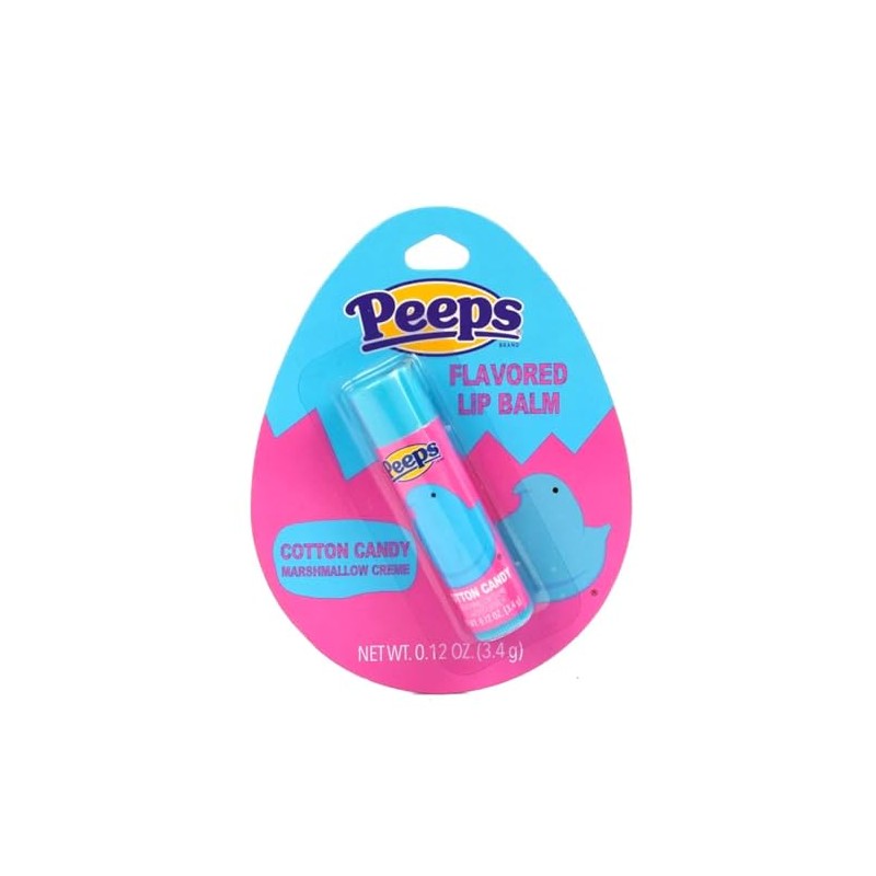 Peeps (1) Easter Candy Flavored Lip Balm - Cotton Candy