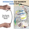 Cobee 3 Packs Cat Wand Toy Set, 30cm Cat Interactive