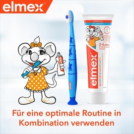 elmex children's toothpaste, 1 x 50 ml - toothpaste for children from 2-6 years with a mild taste, the special caries protection for milk teeth