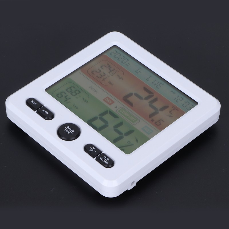 Digital Color Screen Temperature and Humidity Meter Indoor Thermometer Hygrometer