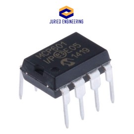 Juried Engineering Microchip MCP601-I/P MCP601 Single Supply CMOS Operational Amplifier DIP-8 Breadboard-Friendly (Pack of 4)