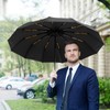 Wuchiaki Fully Automatic Travel Folding Umbrella Strong Windproof Rainproof and