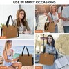 Canvas Tote Bags for Women Waterproof Crossbody Purse Large Capacity