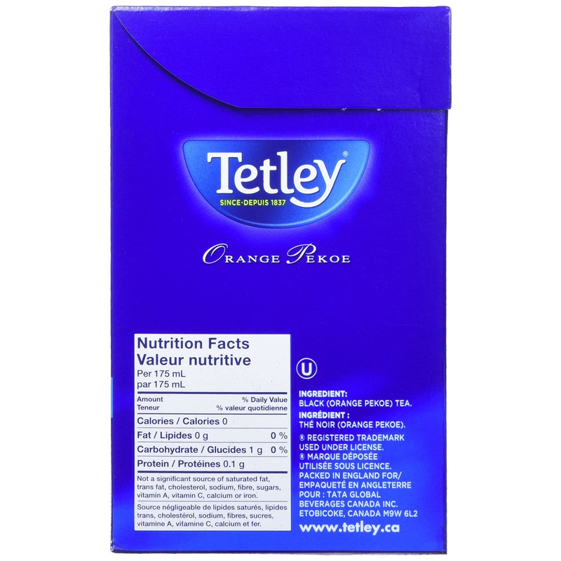 Tetley Orange Pekoe Black Tea - 144 Tea Bags, 454