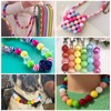 Boutigem 120pcs Candy Color Round Acrylic Beads 16mm Opaque Plastic
