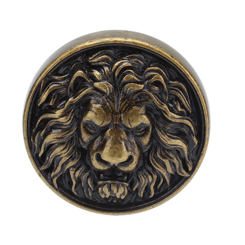 4Set Lion Head Zinc Alloy Cabinet Door Handle Modern Antique