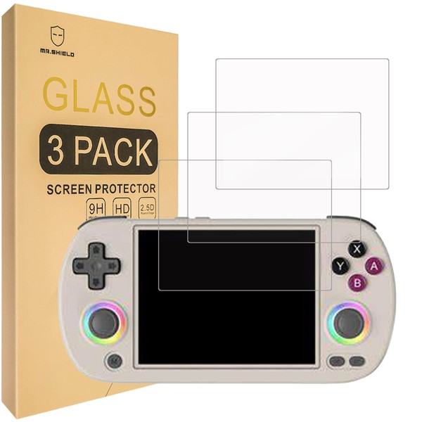 Mr.Shield Screen Protector compatible with Anbernic RG40XX H [Tempered Glass]