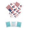 United States Flag Tattoo Stickers, 3 Sets Colorful Design, 2.68