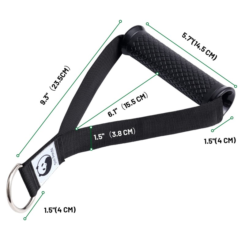 Slim Panda Set of 2 Single-Handle Lat Pull Handle for