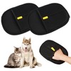 2 Stück Katzen Handschuhe Fellpflege,Pet Fellpflegehandschuh Katze,Doppelseitige Fellpflegehandschuh Hund,Wiederverwendbare Aseo