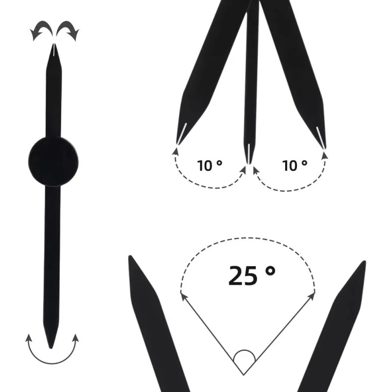 Regla Aurea Compas Giratorio Para Diseño Cejas