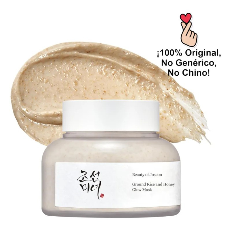 Mascarilla Glow Arroz Miel Beauty