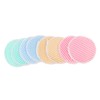 Mikinona 8pcs Reusable Makeup Remover Pads Exfoliating Cleansing Puff Bamboo Fiber Face Cleaning Pads