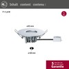 Paulmann 79666 Outdoor House Recessed Light IP44 530lm 3000K 4.4W