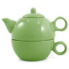 Lime Green Tea For One Teapot & One Cup Tea