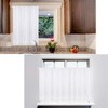 Jetec 4 Pieces Extendable Curtain Rod Cupboard Bars Tensions Adjustable