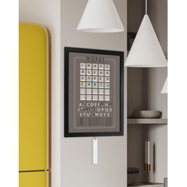 Winding Hills Designs Large Words on The Wall Multi Player Game – Small Words Modern Edition(33x22x1)