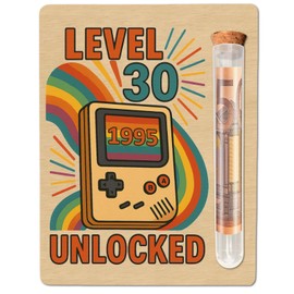 30. Geburtstag Originelle Lustig Geldgeschenk Holz, 30 Geschenk Mann, Vintage Geldgeschenk für 30er Mann, Geburtstagsgeschenke Deko Aus Holz,Jubiläum Geburtstagskarte Geschenke für Freunde, Familie