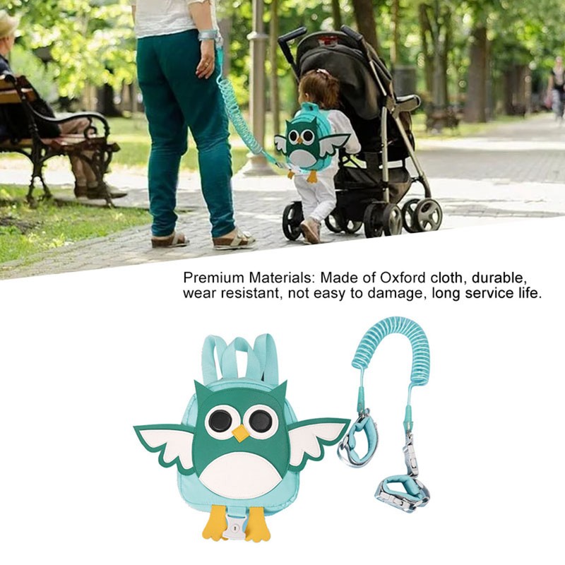 Anti Lost Rope Backpack Detachable Adjustable Cute Cartoon Toddler Safety