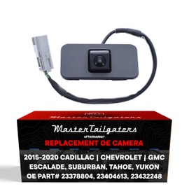 Master Tailgaters Replacement for Cadillac Escalade (2015-2020) / Chevrolet Suburban, Tahoe (2015-2020) / GMC Yukon, Yukon Denali (2015-2020) Backup Camera OE Part # 23378804, 23404613, 23432248