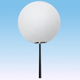 Coolballs Plain White Eva Foam Car Antenna Ball/Car Antenna Topper/Eva Craft Foam (Pack of 3) (1.75" Inch Diameter)