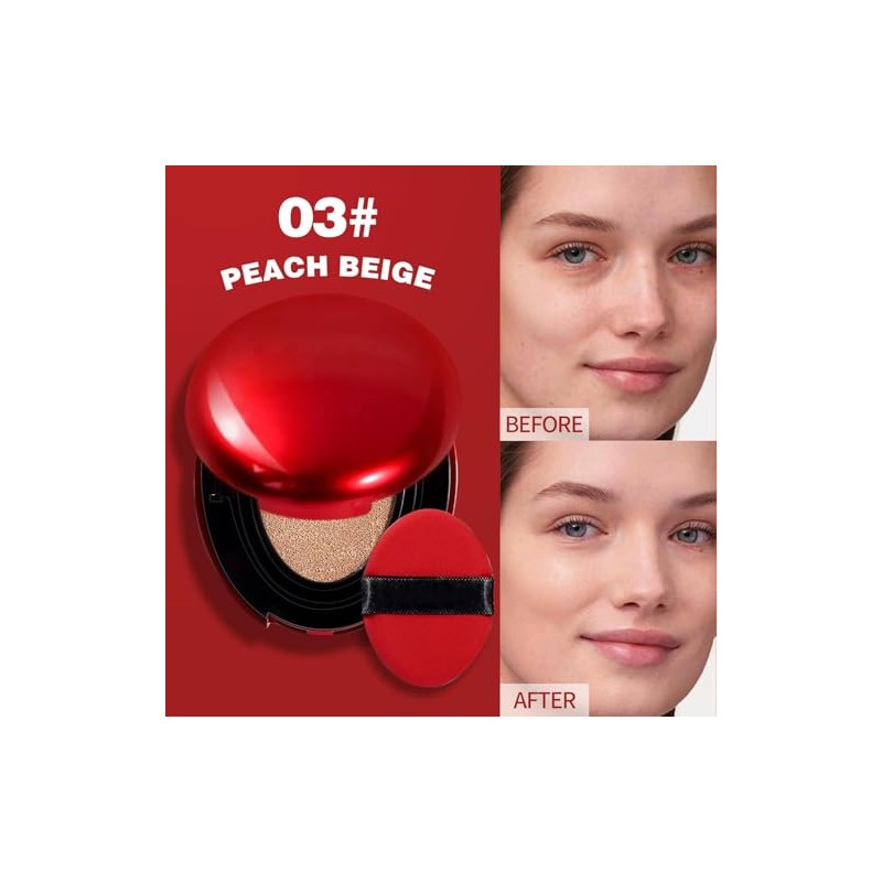 Base de Maquillaje Red Cushion, Air Cushion CC Cream, Super