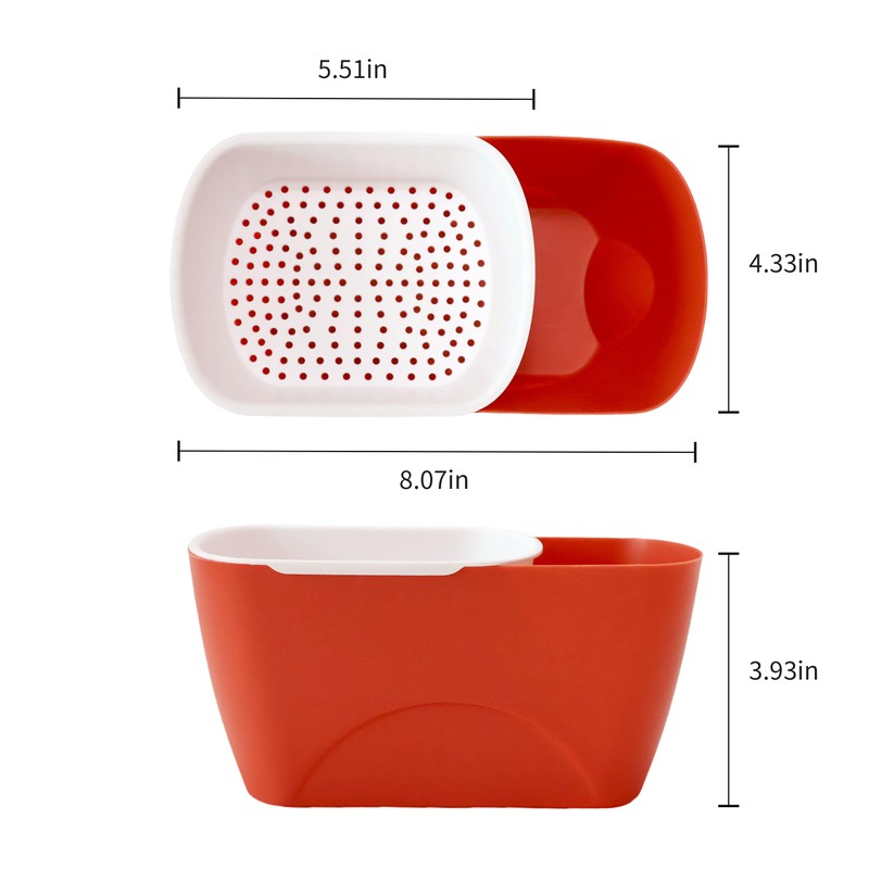 FAQQI Double Layer Pistachio Bowl with Shell Storage, Nut Snack