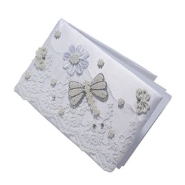 jojofuny Party Guest Book Dragonfly Design Wedding Guest Sign Book Elegant and Romantic Wedding Supplies