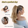 Ponytail Extension 16 Inch Claw Clip Pony Tails Hair Extensions