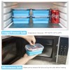 Collapsible Food Storage Containers with Airtight Lid & Air Vent,