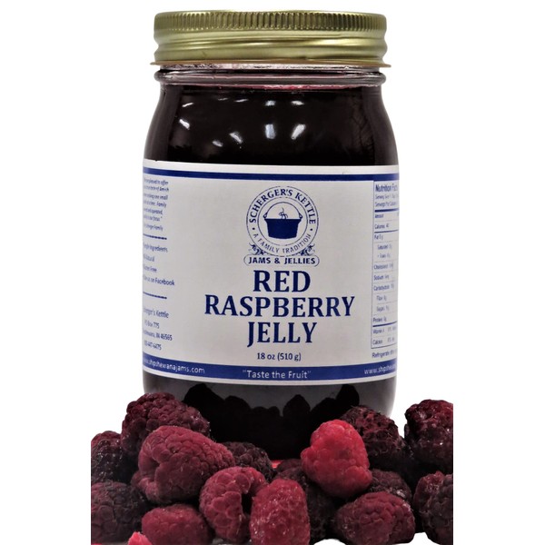Red Raspberry Jelly, 18 oz
