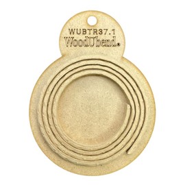 WoodUBend Pack of Two Trims TR37.1 100x0.7cm Heat Bendable & Flexible Wood Trims - DIY Craft, Furniture & Home Decor - Easy to Apply & Paint - Versatile, Reusable & Durable