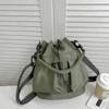 Drawstring Bag, 2-Way Women's, Nylon, Ultra Lightweight, Handbag, Shoulder Bag,