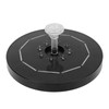 Solar Fountain LED Colorful Lighting Solar Powered Floating Bird Bath