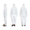 MaiMed Protective Overall, Protective Clothing, Work Suit Painter, White, XL,
