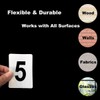 1 Inch Number Stencils for Painting - 11 Pack Number