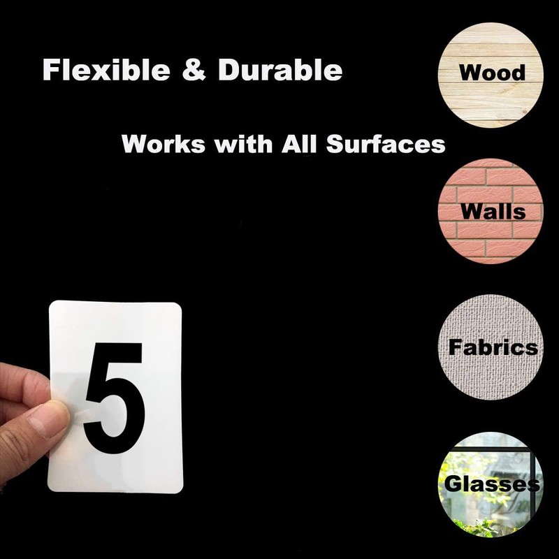 1 Inch Number Stencils for Painting - 11 Pack Number