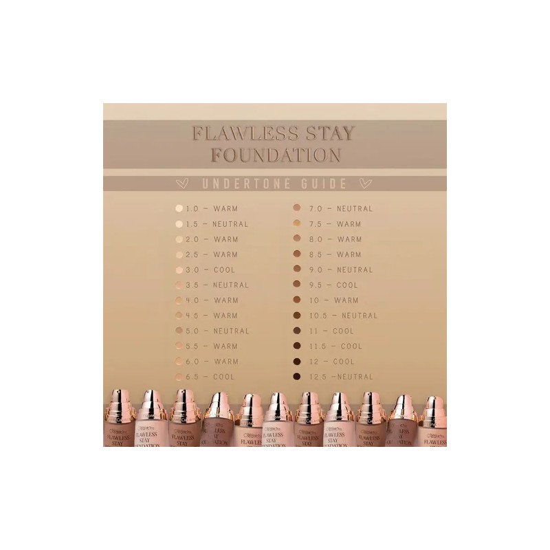 Base De Maquillaje Flawless Stay Beauty Creations Tono 5.0