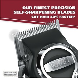 Wahl Clipper Elite Pro Kit de corte de pelo de alto rendimiento para hombres, incluye cortadores de pelo eléctricos, peines de guía de ajuste seguro c