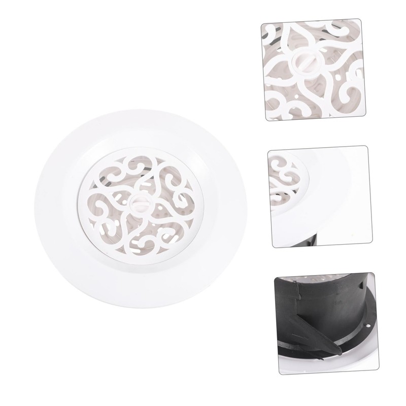 Gadpiparty Round Air Vent Grille Cover Soffit Outlet Vent Accessory