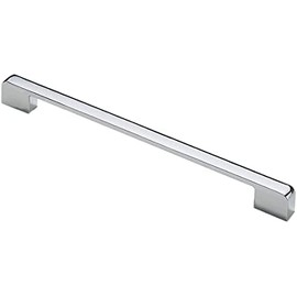 TOP-VIGOR 5 Packs 224mm Bright Chrome Zinc Alloy Kitchen Cabinet Door Handle T Bar Furniture Cupboard Handles