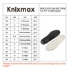 Knixmax Outdoor Lambswool Insoles Men Warm Soft Comfort Wool Insoles